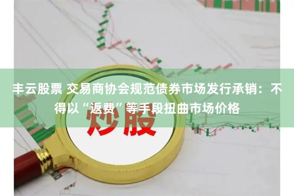 丰云股票 交易商协会规范债券市场发行承销：不得以“返费”等手段扭曲市场价格
