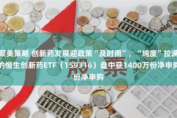 聚美策略 创新药发展迎政策“及时雨”，“纯度”拉满的恒生创新药ETF（159316）盘中获1400万份净申购