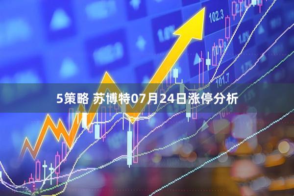 5策略 苏博特07月24日涨停分析